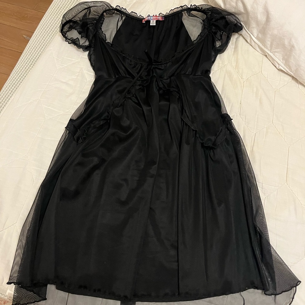 URBAN OUTFITTERS black babydoll dress